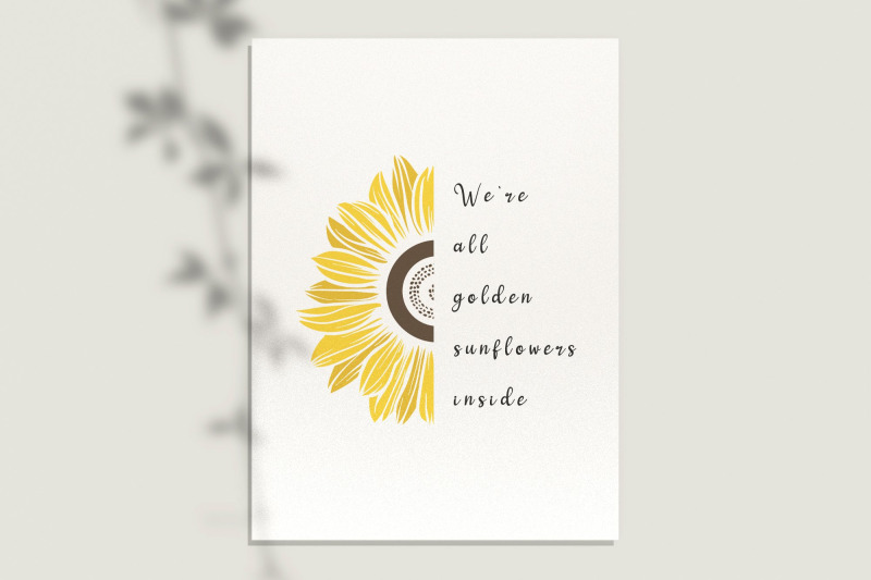 sunflower-svg-sunflower-monogram-svg-flower-border-svg