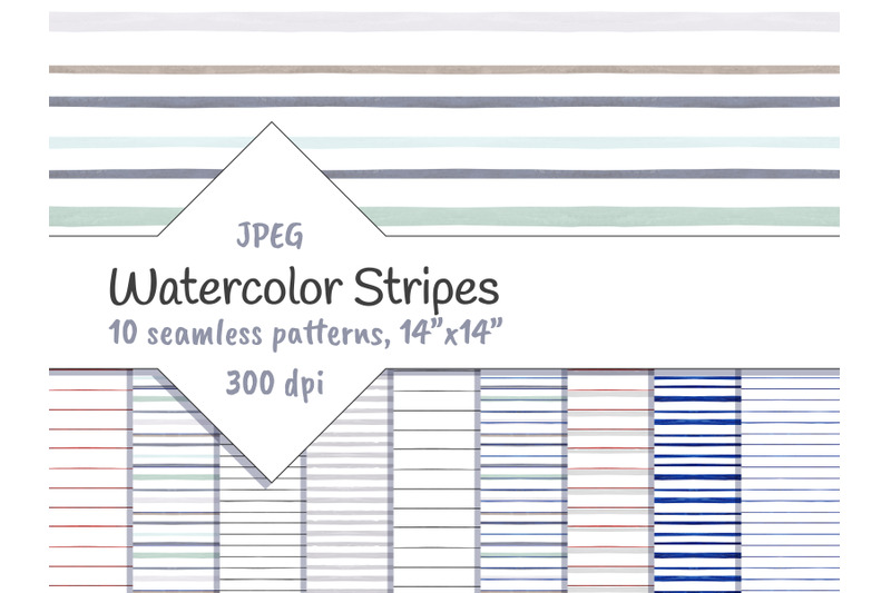 watercolor-horizontal-stripes-digital