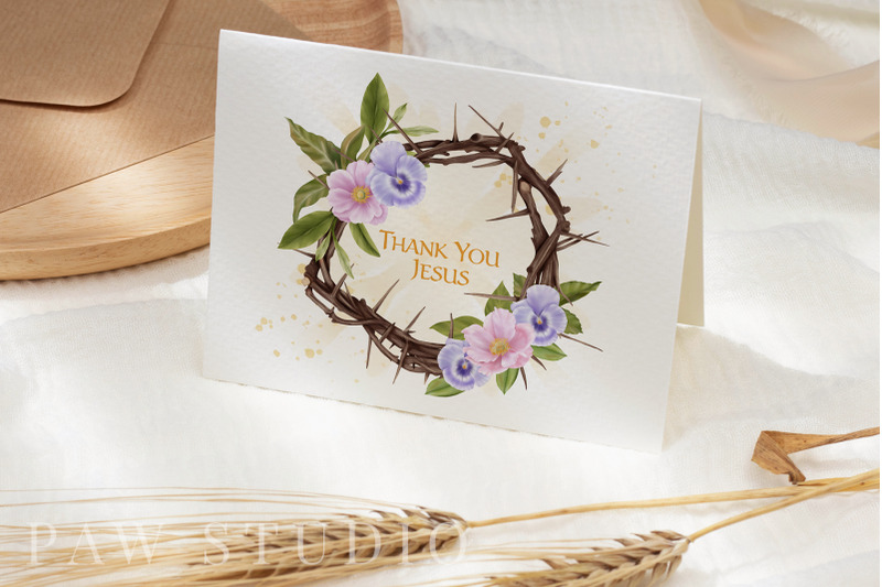 religious-easter-clipart-jesus-risen-cross-spring-flowers