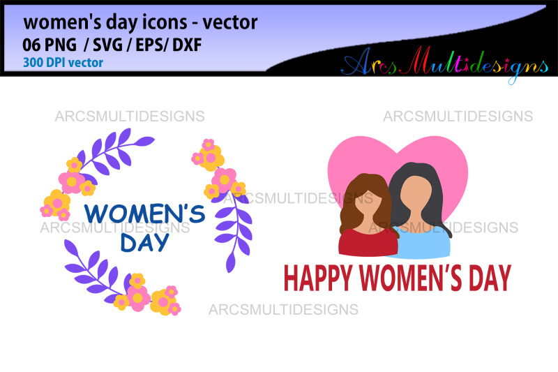 women-039-s-day-icons