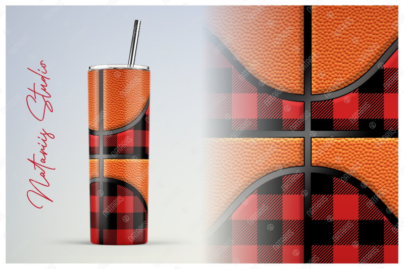 2-basketball-buffalo-plaid-patterns-for-20oz-skinny-tumbler
