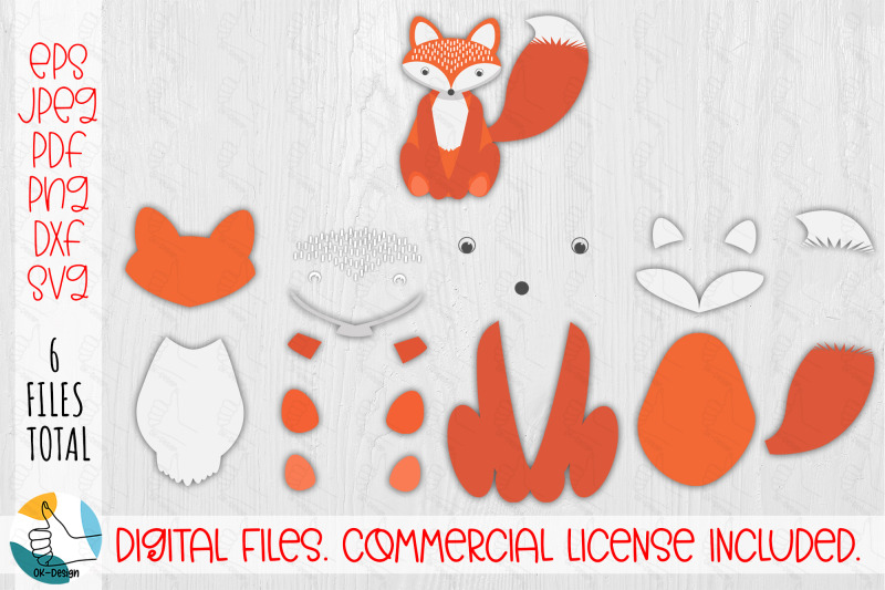 fox-svg-cartoon-cute-fox-svg-layered-fox-svg-cut-file
