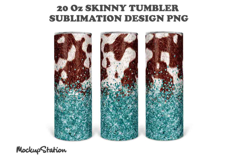 cowhide-20oz-skinny-tumbler-design-sublimation-png
