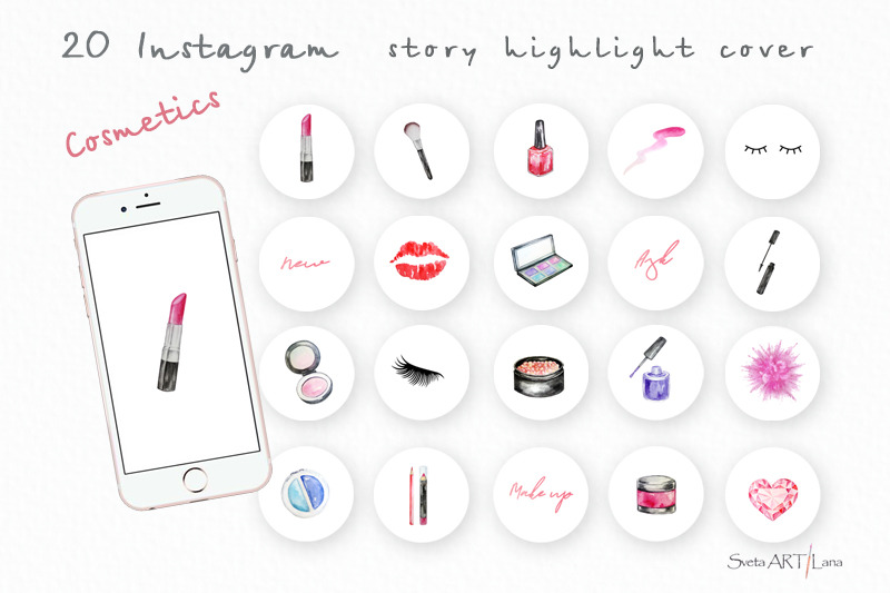 watercolor-cosmetics-instagram-highlight-icons