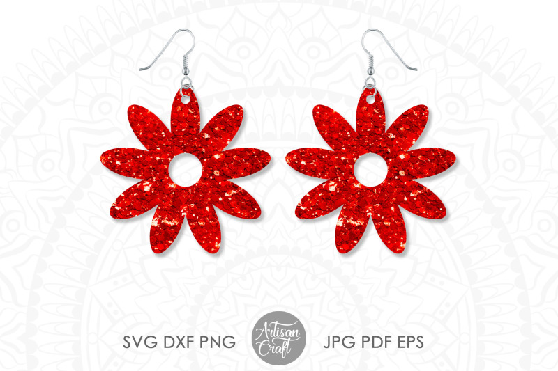 daisy-earrings-flower-earrings-svg
