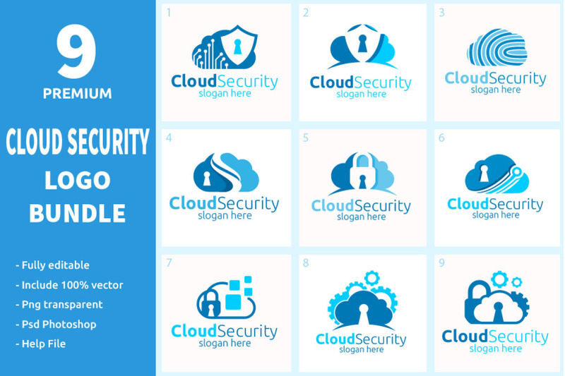 9-cloud-security-logo-bundle