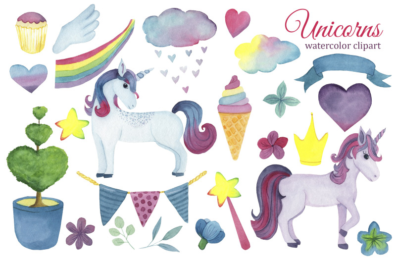 unicorn-watercolor-clipart-unicorn-png-fairy-clipart-magical-birthd