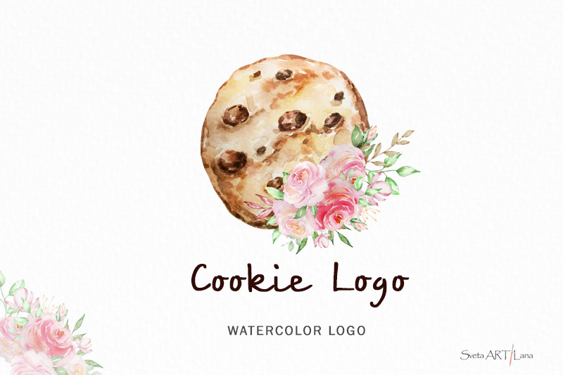 premade-watercolor-bakery-logo-cookies