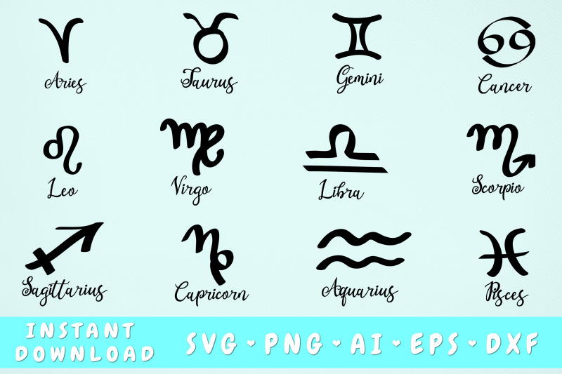 zodiac-sign-svg-bundle-12-designs