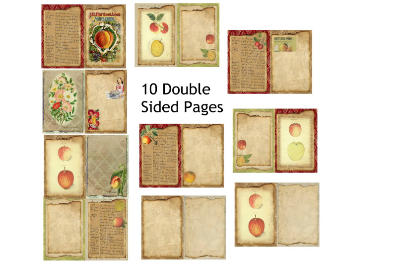 kitchen-apples-journal-scrapbook-kit