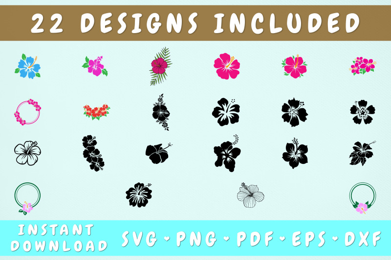 hibiscus-svg-bundle-22-designs