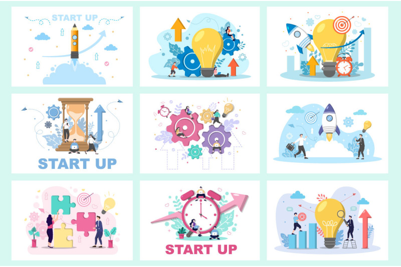 26-business-startup-flat-illustration