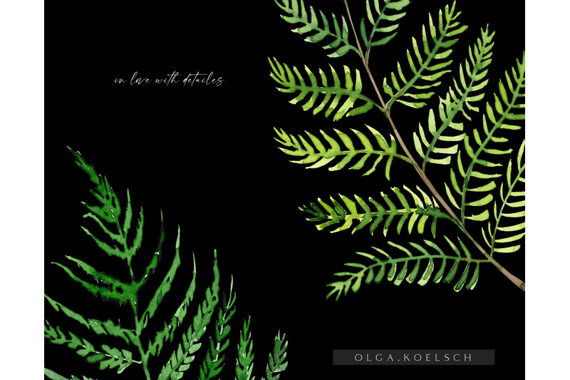 watercolor-fern-clipart-greenery-clipart-for-wedding-invitation
