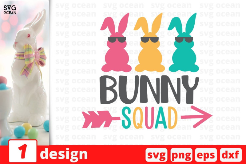 Bunny Squad SVG Cut File By SvgOcean | TheHungryJPEG
