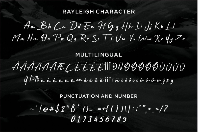 rayleigh-handwritten-font