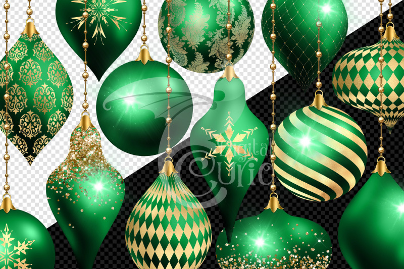 green-and-gold-christmas-ornament-clip-art