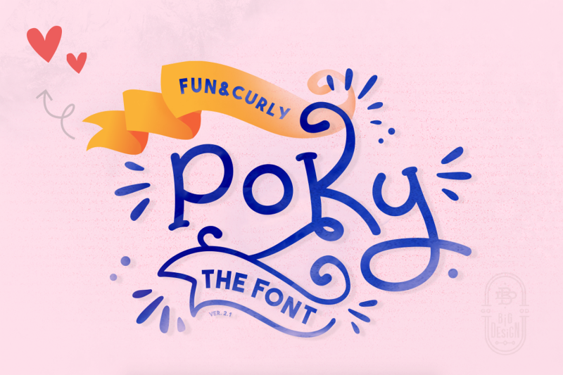 poky-the-curly-font