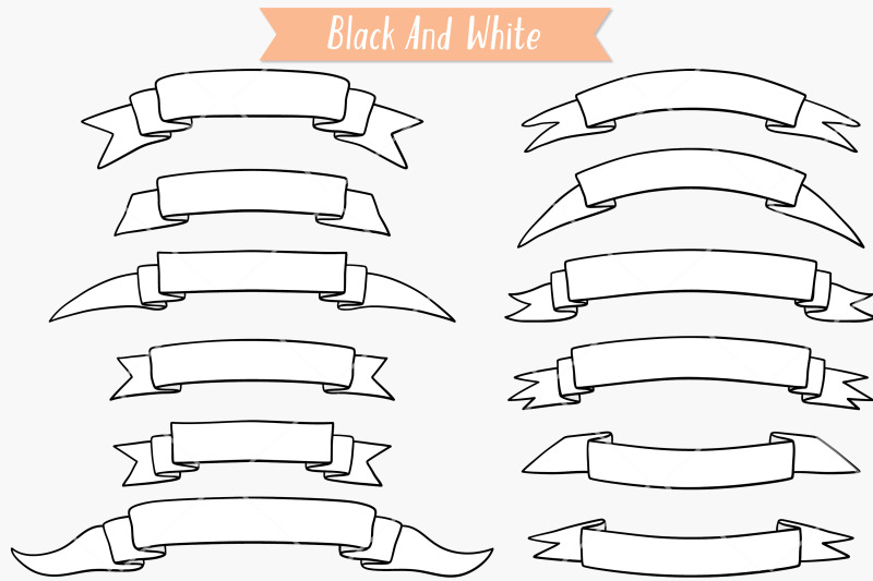 ribbon-banners-hand-drawn-decorative-elements-scroll