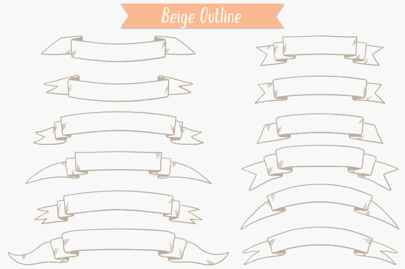 ribbon-banners-hand-drawn-decorative-elements-vintage-scroll
