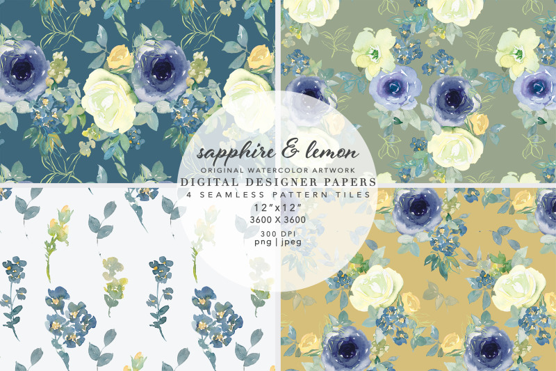 watercolor-floral-seamless-pattern-collection-12-quot-x12-quot