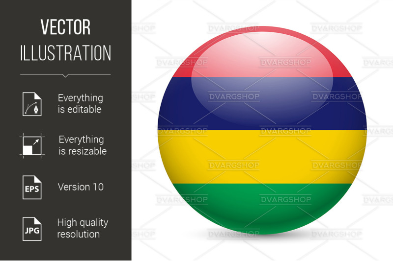 round-glossy-icon-of-mauritius