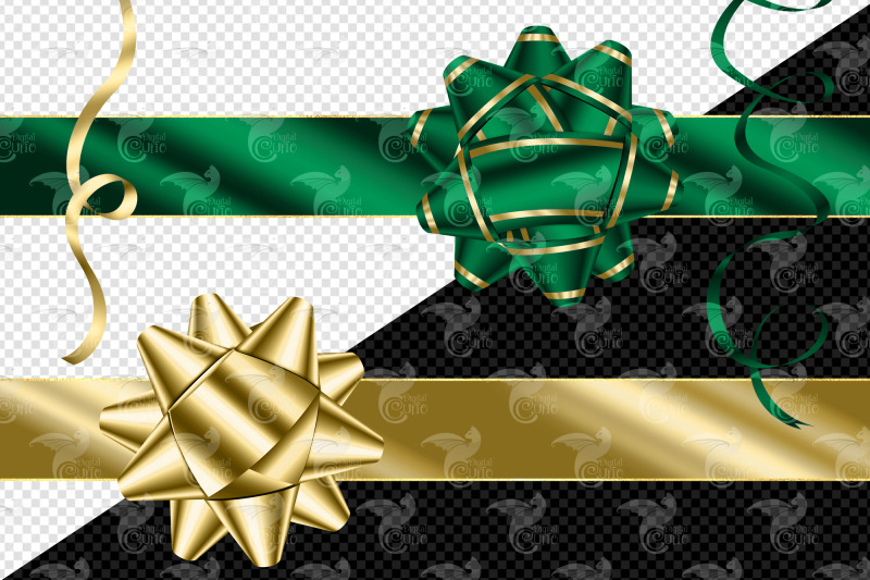 green-and-gold-gift-clipart