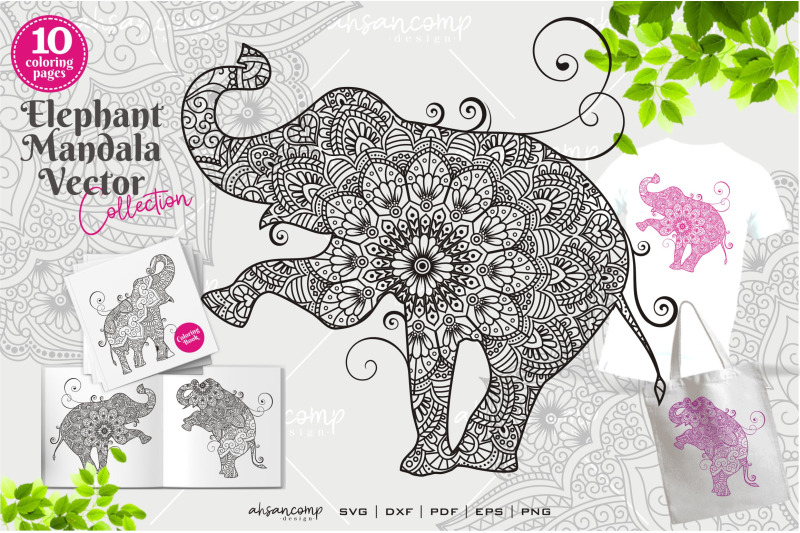 elephant-mandala-vector-coloring-book