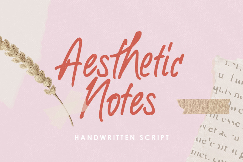 aesthetic-notes-handwritten-font