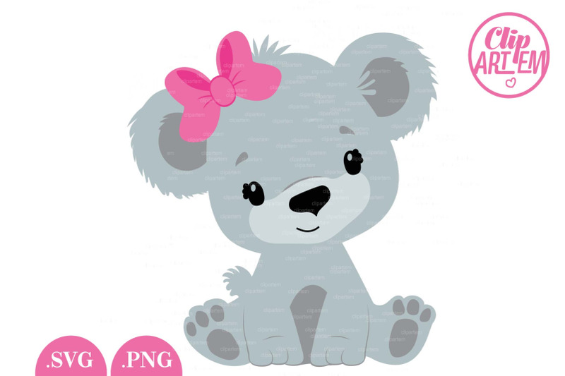 cute-baby-girl-pink-bow-bear-svg-png-file-vector