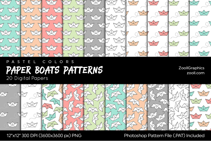 paper-boats-pastel-digital-papers
