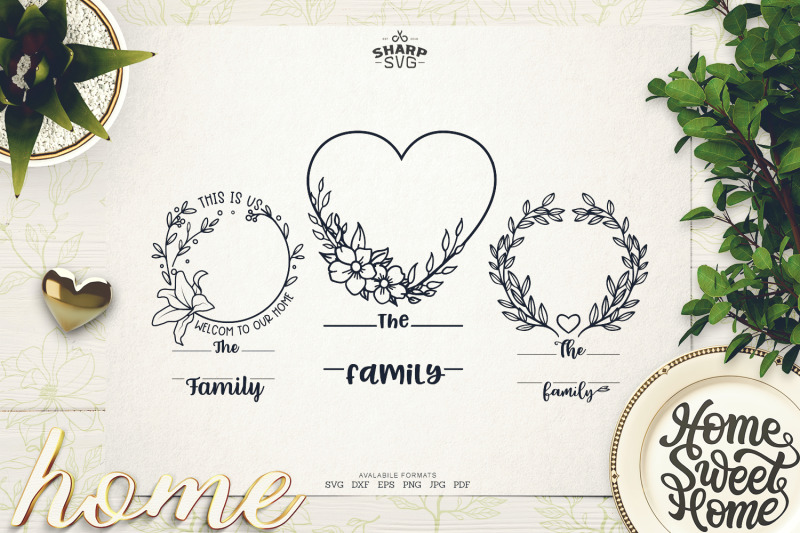 family-monogram-wreath-svg-family-sign-svg-making