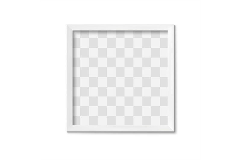 white-frame-empty-gray-simple-photo-square-border-with-shadow-on-gall