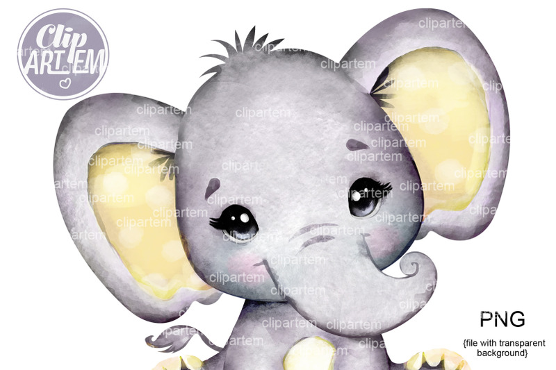 neutral-yellow-elephant-png-boy-or-girl-baby-elephant-clip-art