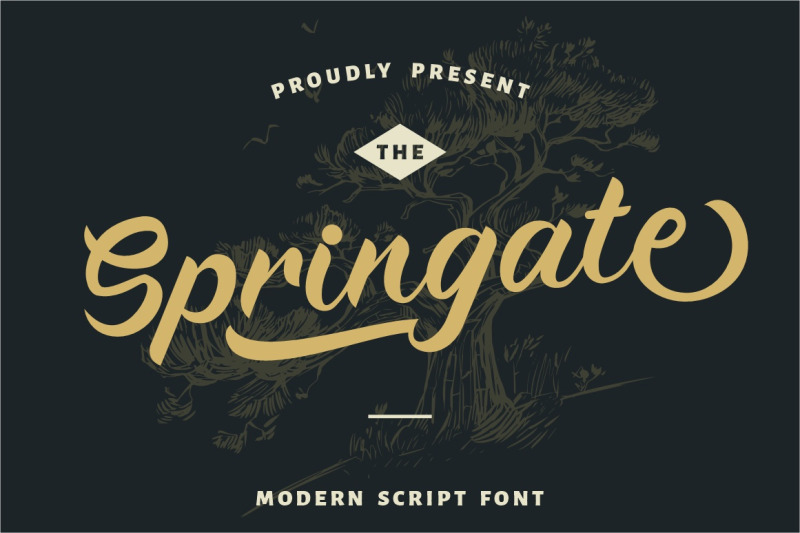 springate-modern-script-font