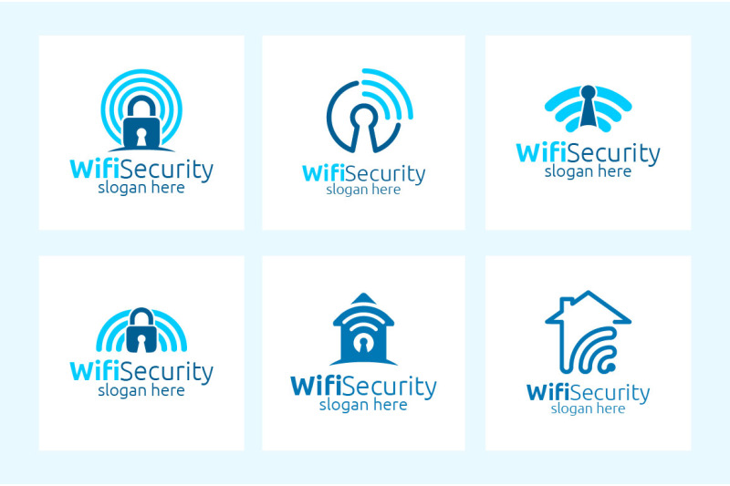 10-wifi-security-logo-bundle