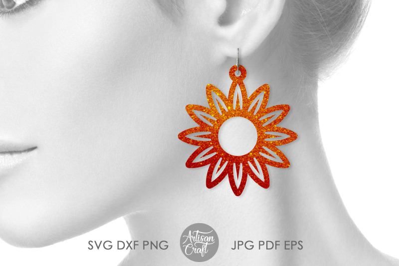 sunflower-earrings-svg-files