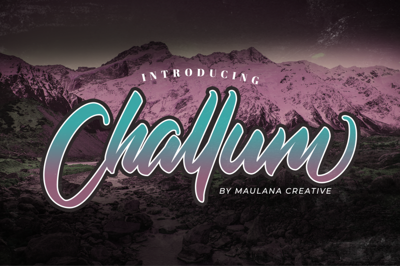 challum-handwritten-script-font