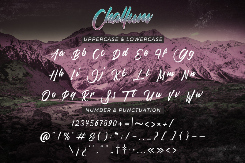 challum-handwritten-script-font