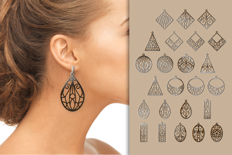 stencils-of-earrings-with-an-oriental-openwork-pattern-svg