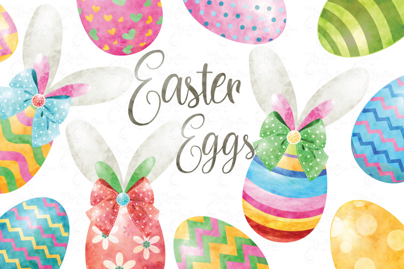 watercolor-easter-egg-collection-set