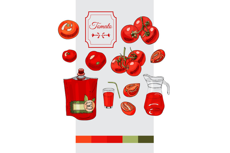 hand-drawn-colored-sketch-of-red-tomatoes