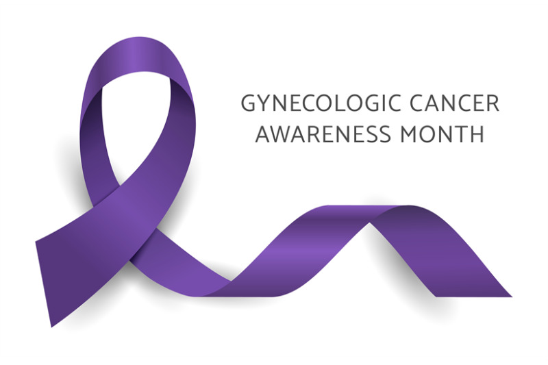 violet-purple-ribbon-gynecologic-cancer-awareness-month-vector-backgr