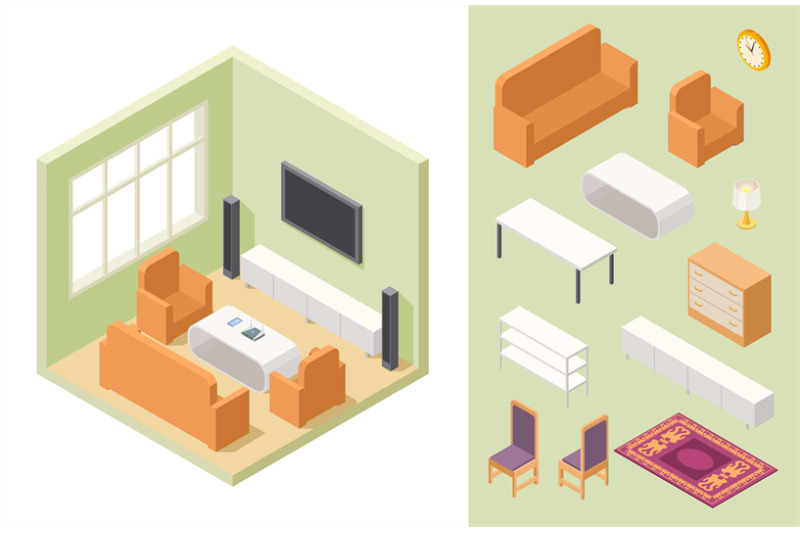 living-room-isometric-vector-home-interior-and-furniture-couch-chai