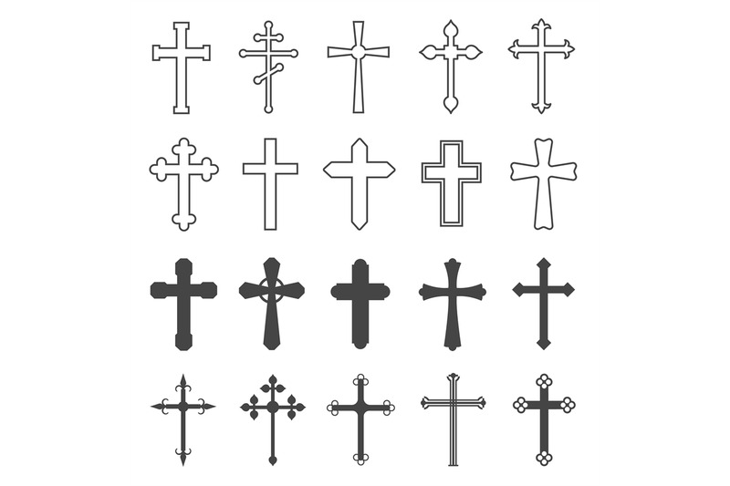 christian-cross-set-catholic-and-orthodox-crucifix-crosses-divine-re