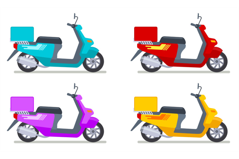 color-scooters-set-motorbike-delivery-vehicles-detailed-motorcycling