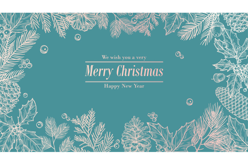 christmas-card-holidays-background-invitation-winter-fir-pine-branc