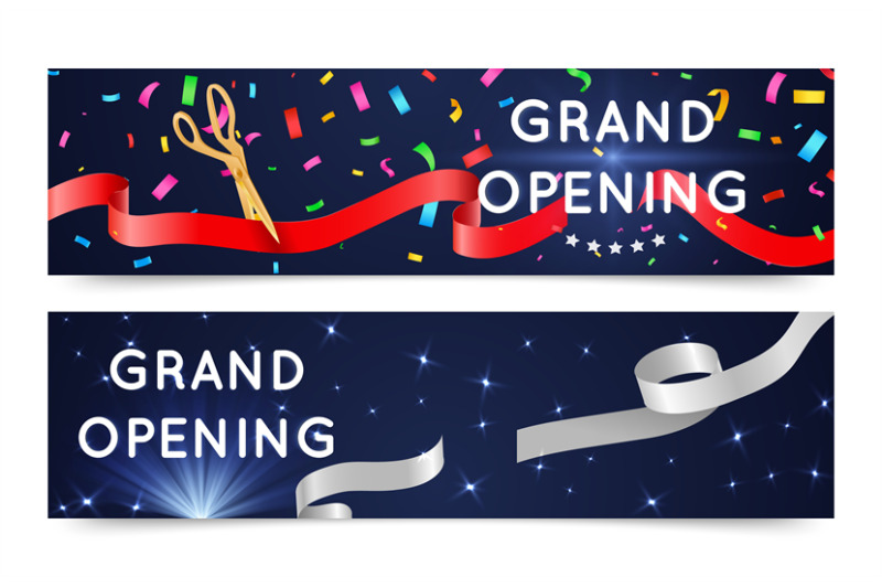 grand-open-banners-opening-ceremony-ribbons-vector-cutting-silk-ribb