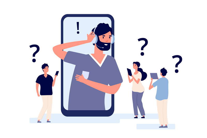 customer-support-app-professionals-help-client-with-smartphone-telem