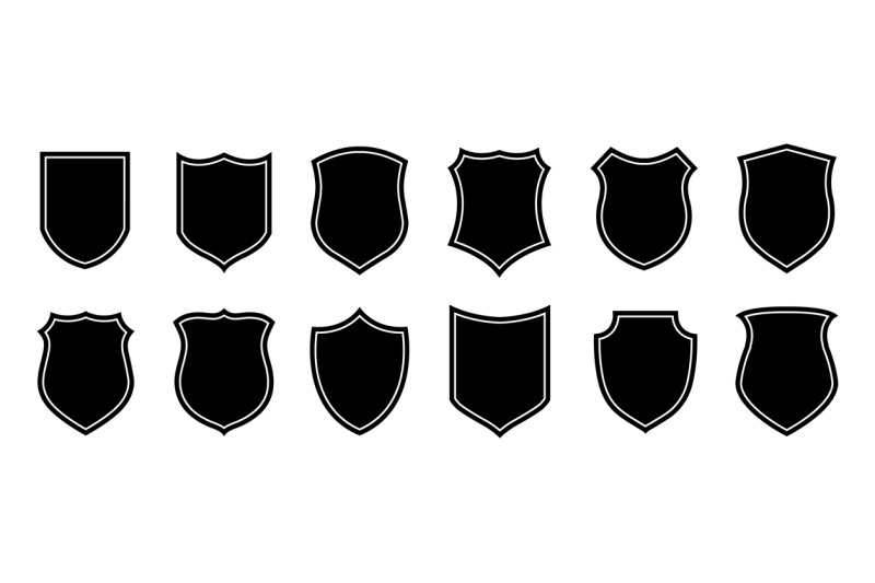 police-badge-shape-vector-military-shield-silhouettes-security-foot