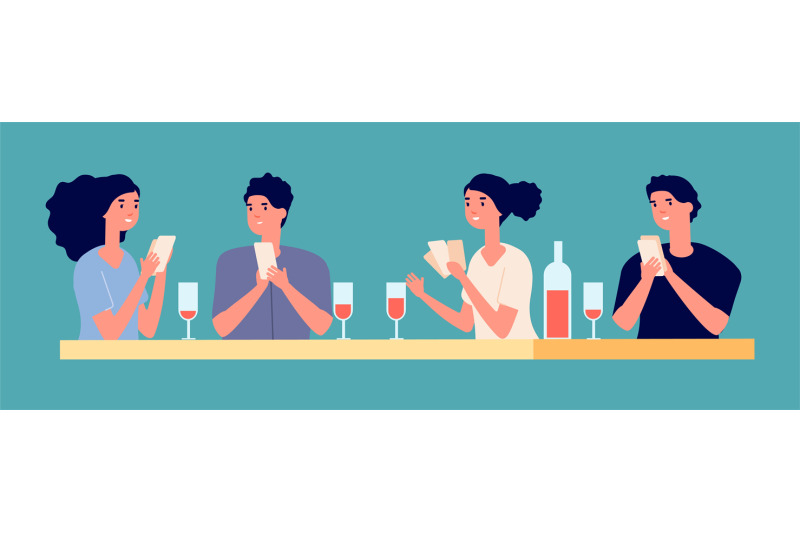 board-games-concept-poker-tournament-with-friends-vector-illustration